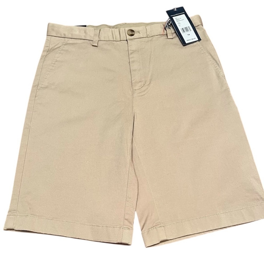 NWT Vineyard Vines Boy’s Khaki Breaker  Shorts Size 14